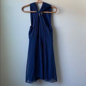 🎈 DONATED 🎈 silk dark blue event dress